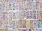 Oddy Cartoon Puffy 3D Pvc Cute Mix Stickers Funny For Kids On Gifts (Pack of 10 sheets)
