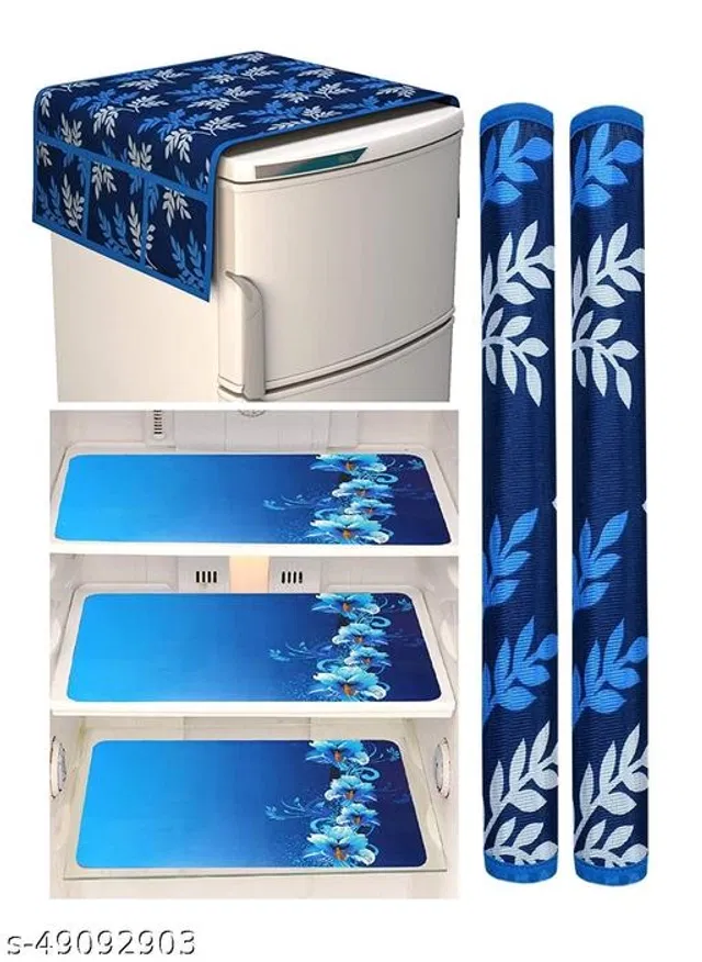 Fridge Cover Set (Multicolor, Set of 6)