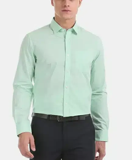 Exclusive Long Sleeves Shirt for Men (Mint Green, XXL) (JME-72)