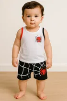 Cotton Printed Clothing Set for Boys 