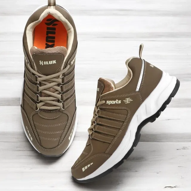 Casual Shoes for Men (Tan, 10)