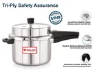 Nirlon Stainless Steel Outer Lid Pressure Cooker 