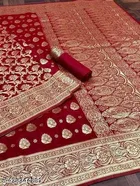 Banarasi Silk Zari Woven Saree for Women 