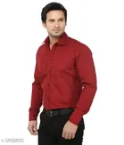 Cotton Solid Full Sleeves Shirt for Men 