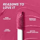 Seven Seas Liquid Lipstick for Women, Plum Pink 