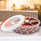 Asian 7 Sections Round Masala Box, Assorted