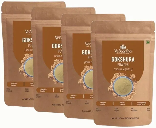 Vedaartha Gokshura Powder, Pack of 4 (100 g)