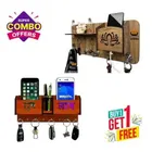 Wooden Mobile & Key Holder 