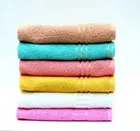 Cotton High Absorbent Antibacterial Hand Towels (Pack of 6) (Multicolor, 12x18 inches)