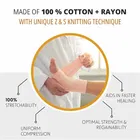 Elastic Cotton Crepe Bandage Wrap 6cm x 4m, Rolls with Extra Clips 