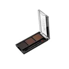 Professional New 3 Shades Eyebrow Palette Waterproof Eyebrow Filler with Brush 7.2 g 