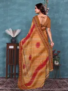 Georgette Printed Saree for Women 