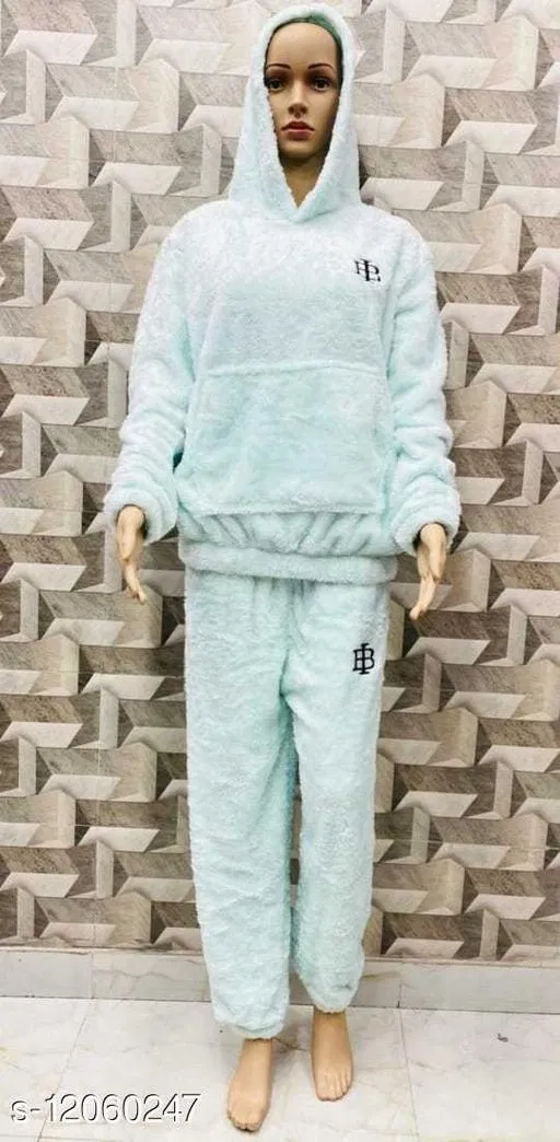 Warm Sweater for Women (Aqua Blue, XXL)