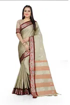 Cotton Embellished Saree for Women 