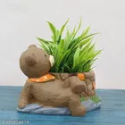 Resin Imported Teddy Bear Pot for Home Decor 