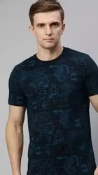 Round Neck Printed T-Shirt for Men 