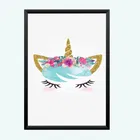 Polyester Unicorn Wall Photo Frame 