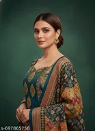 Bandhani Printed Jaipuri Designs Embroidered Top Bottom Duppata for Women 