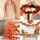 Polyester Artificial Hanging Maple Leave Bail 