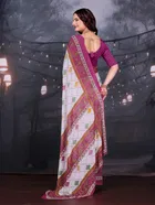 Georgette Printed Saree for Women 
