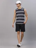 Rigo Sleeveless Striped Vest for Men 
