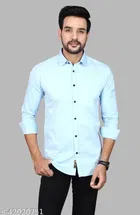 Cotton Blend Full Sleeves Shirt for Men 