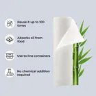 Imeco Reusable Bamboo Kitchen Towel Roll 20 Sheets, 2000 Times Washable 