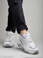 Solid Mesh Sneakers for Women 