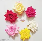 Artificial Flowers Hair Clips for Women 