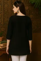 Cotton Embroidered Short Kurti for Women 