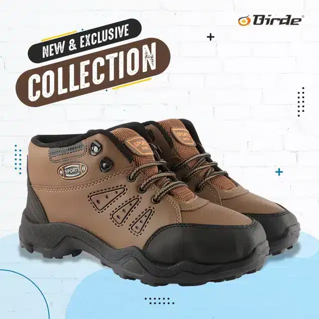 Lightweight Boots for Men (Brown, 10)