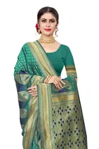 Jacquard Embellished Saree for Women 