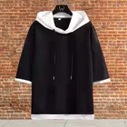 Hooded Colorblocked T-Shirt for Men 