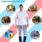 Waterproof Unisex Rain Coat Hooded Full Sleeves Outdoor Men, Women, Boys & Girls Rainwear Poncho Raincoat For Camping, Hiking & Travelling 