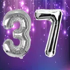 Foil Balloon for Birthday Celebration, No. 37 