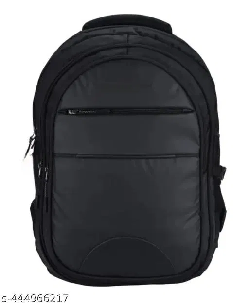 Polyester Backpack for Men & Women, Black
