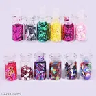 3D Glitter Powder Nail Stickers 