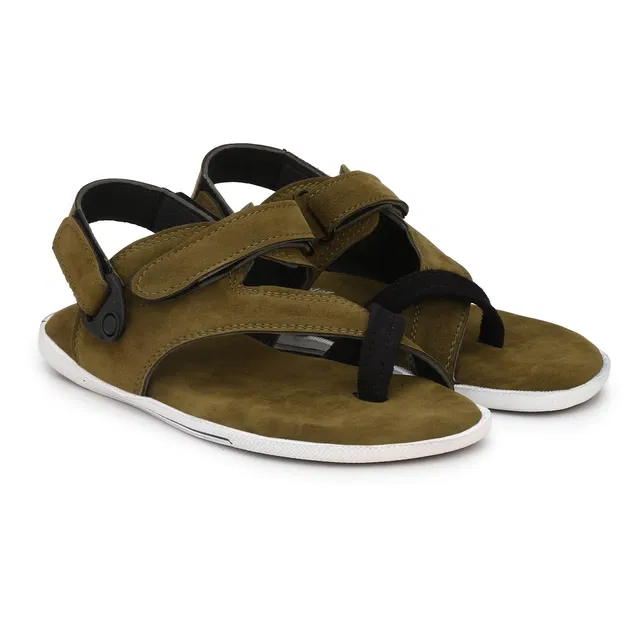 Sandals for Men (Olive, 10)