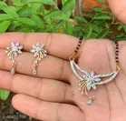 Alloy Mangalsutra with Earrings for Women 