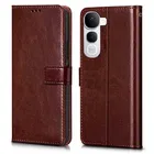 Artificial Leather Mobile Flip Cover for Vivo V2439 / Y400 Pro 5G 