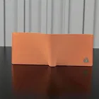 PU Leather Men's Wallet – Slim, Bifold Design with Card & Cash Compartments (Tan)