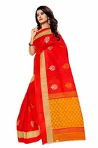 शारदा क्रिएशन सिल्क कलमकारी प्रिंटेड साड़ी 