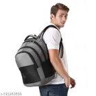 Nylon Backpack for Men & Women, Black