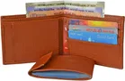 Faux Leather Wallet for Men (Brown)