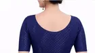 Readymade Stretchable Polyester Blouses for Women ,Navy Blue 