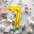 Foil Balloon for Birthday Celebration, No. 7 