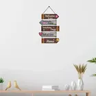 KC Arts Floral Decorative Welcome To Our Home Wall Hanging 12x18inch