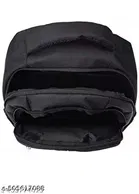 Polyester Backpack for Men & Women, Black