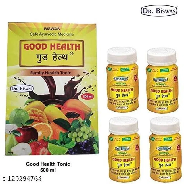 Dr Biswas Biswas Good Health Syrup &Capsule (500Ml Syp +200 Capsules) (Pack Of 5)