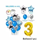 3rd Happy Birthday Balloon Decoration,Blue,Set Of 1
